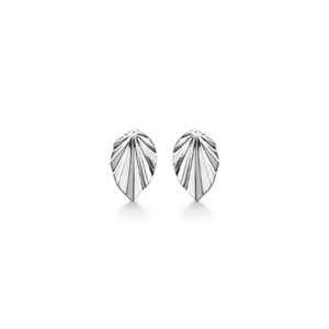 Mads Z - Art blad øreringe i sølv